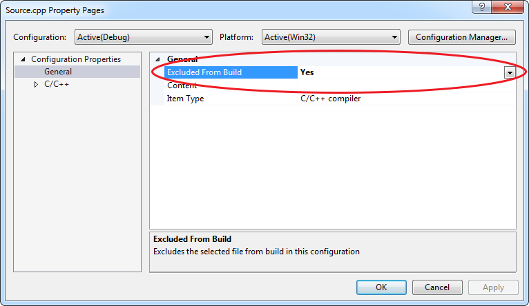 Файл properties. Vs solution Explorer. Text file properties позволяет. Configuration properties vs.