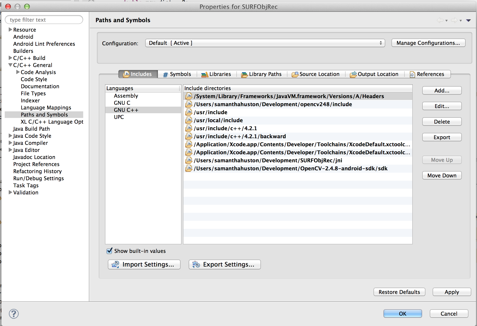 Builder java. Eclipse Android Development.