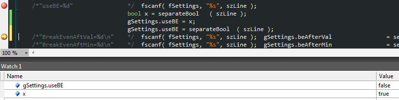 Смотреть VS 2010