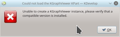 KGraphViewer KPart ошибка