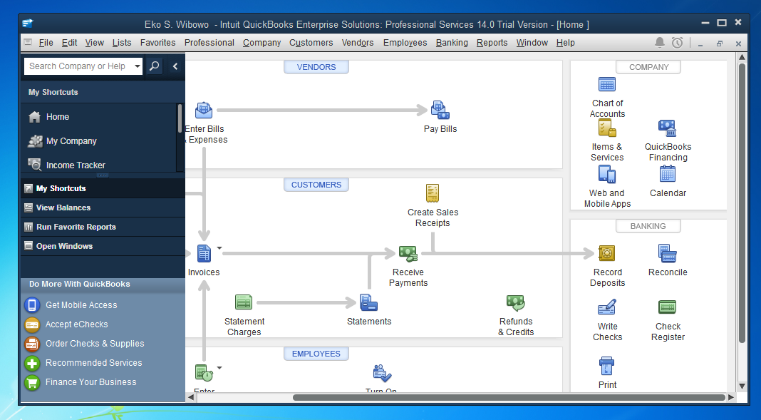 QuickBook Enterprise Edition 2014