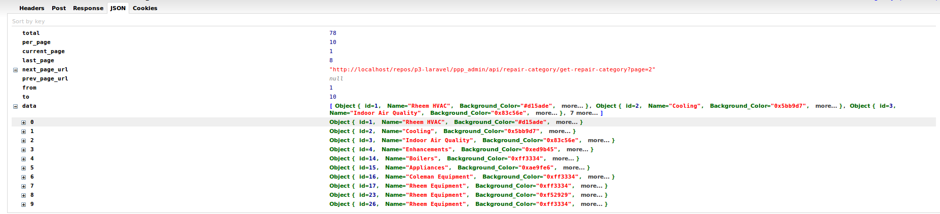 Undefined array key