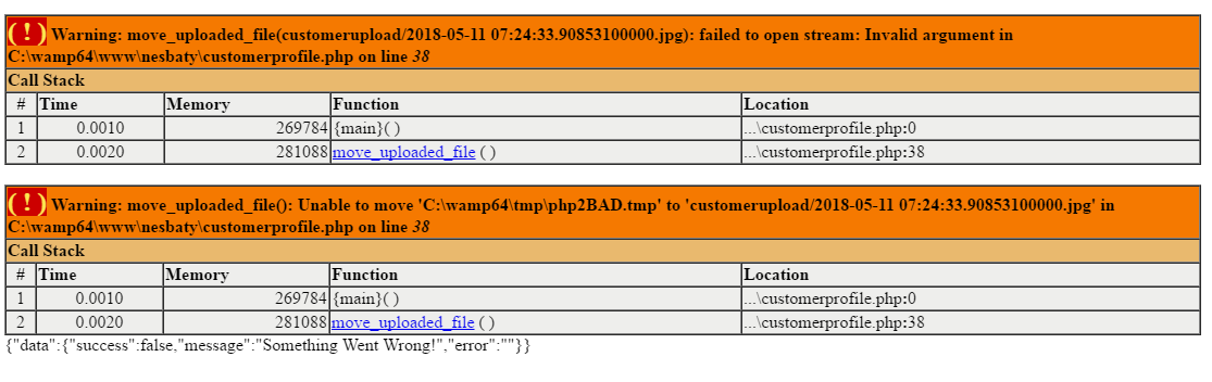 Test php name. Move uploaded file php. Move_uploaded_file php не работает. Stack timings 7 30e. Notice: undefined variable: common_URL in.