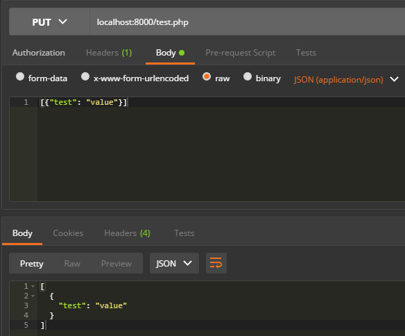 Data application json. Json null.