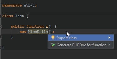 IntelliJ признает и предлагает