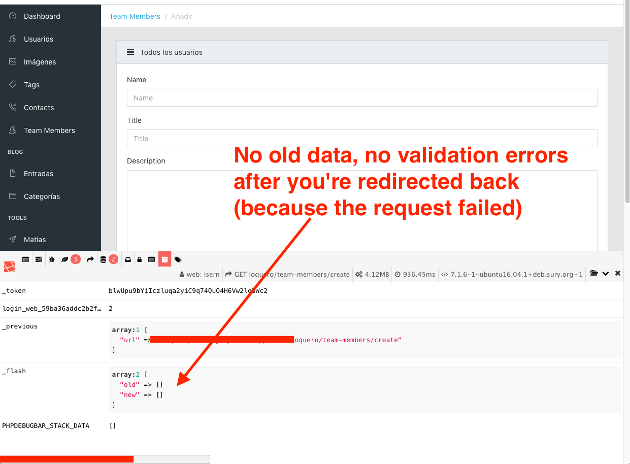 Ошибка валидации что это. Laravel validation Errors for API.